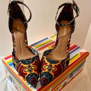 Vibrant Patterned Heels by Gianni Bini